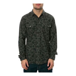 AMBIG Mens The Beardo LS Button Up Shirt, NWT